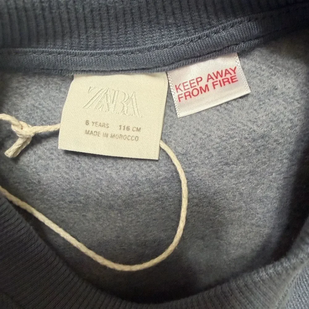 Zara Boys Sweatshirt/Jeans Pants Set(Size 6)